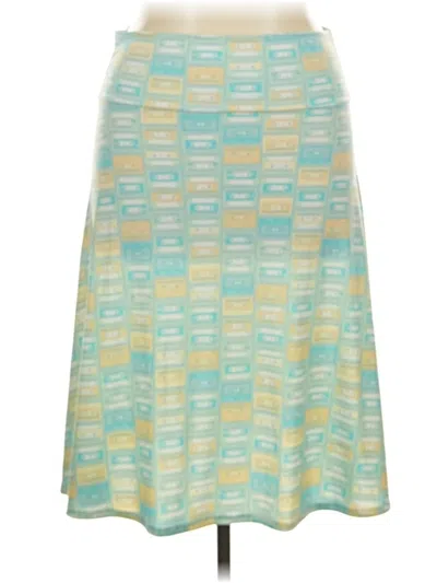 Pre-owned Lularoe Casual Skirt In Blue