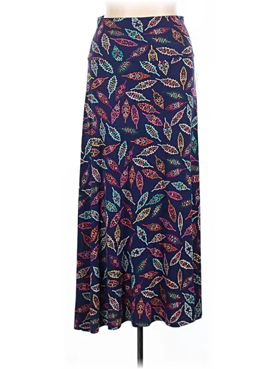 Pre-owned Lularoe Casual Skirt In Blue