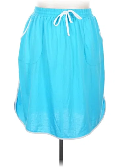 Pre-owned Lularoe Casual Skirt In Blue