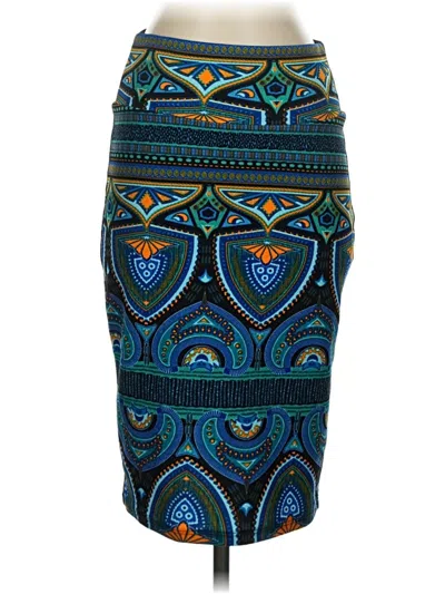 Pre-owned Lularoe Casual Skirt In Blue