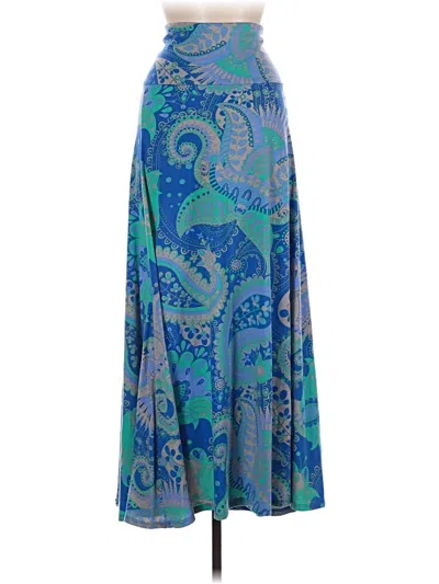 Pre-owned Lularoe Casual Skirt In Blue