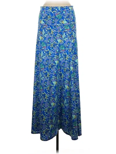 Pre-owned Lularoe Casual Skirt In Blue