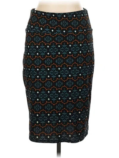 Pre-owned Lularoe Casual Skirt In Blue