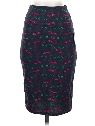 Lularoe Casual Skirt In Blue