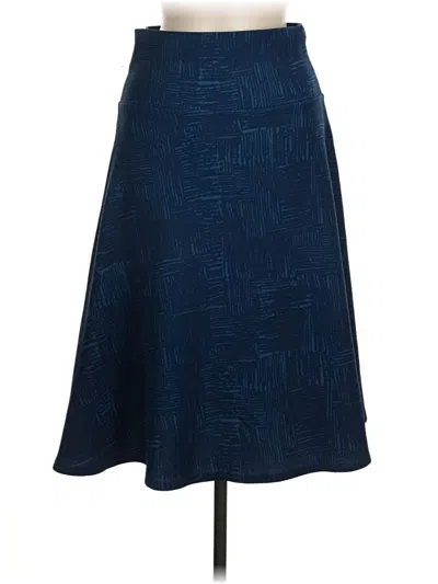 Pre-owned Lularoe Casual Skirt In Blue