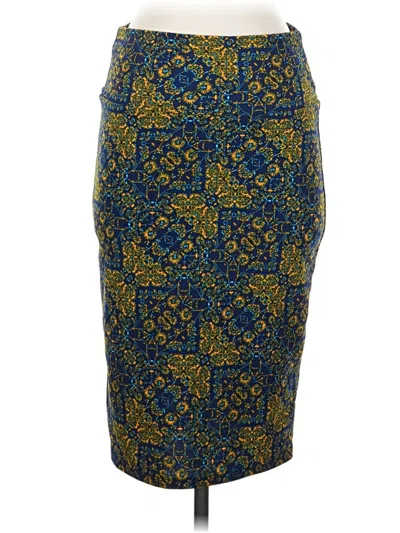 Pre-owned Lularoe Casual Skirt In Blue