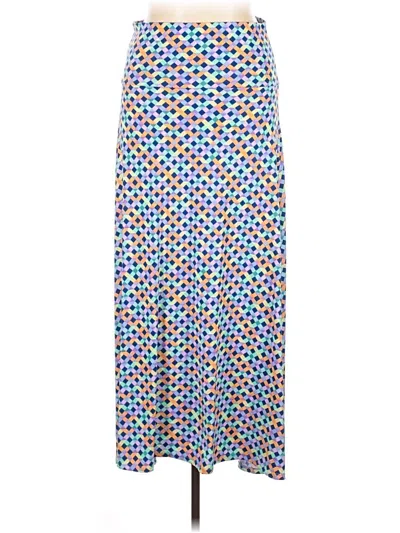 Pre-owned Lularoe Casual Skirt In Blue