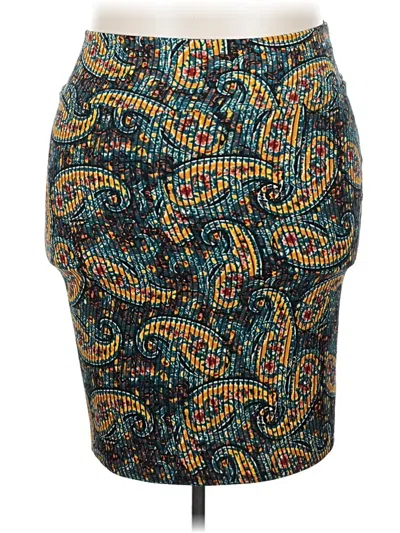 Pre-owned Lularoe Casual Skirt In Blue
