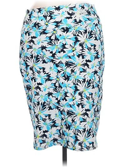 Pre-owned Lularoe Casual Skirt In Blue