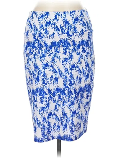 Pre-owned Lularoe Casual Skirt In Blue