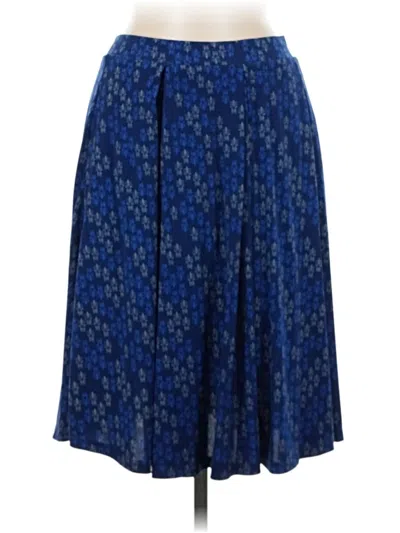 Pre-owned Lularoe Casual Skirt In Blue