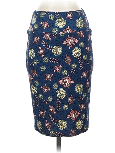 Pre-owned Lularoe Casual Skirt In Blue