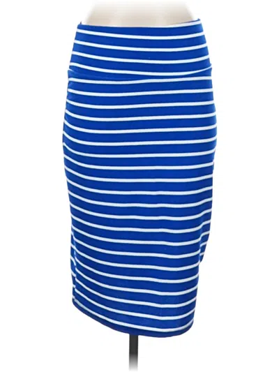 Pre-owned Lularoe Casual Skirt In Blue