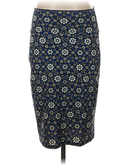 Pre-owned Lularoe Casual Skirt In Blue