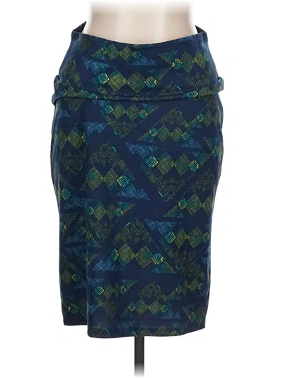 Pre-owned Lularoe Casual Skirt In Blue
