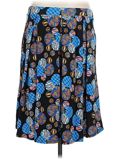 Pre-owned Lularoe Casual Skirt In Blue
