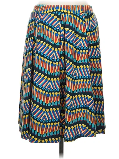 Pre-owned Lularoe Casual Skirt In Blue
