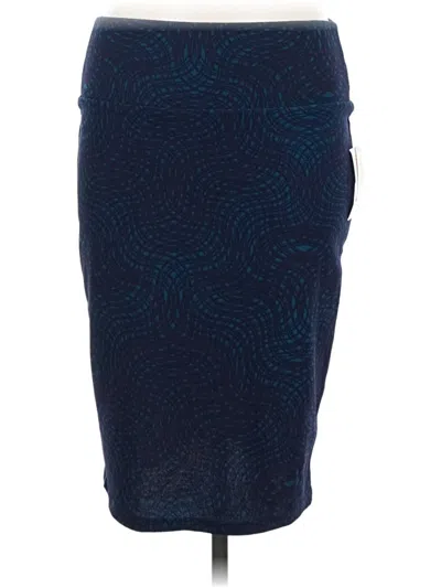 Pre-owned Lularoe Casual Skirt In Blue