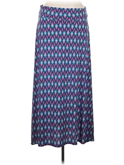 Pre-owned Lularoe Casual Skirt In Blue