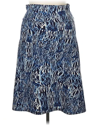 Pre-owned Lularoe Casual Skirt In Blue
