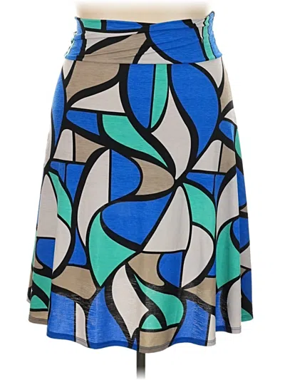 Pre-owned Lularoe Casual Skirt In Blue