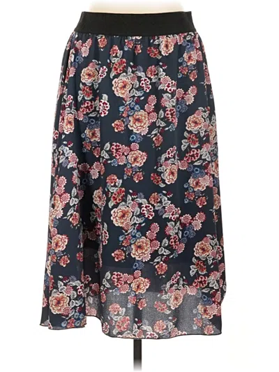 Pre-owned Lularoe Casual Skirt In Blue
