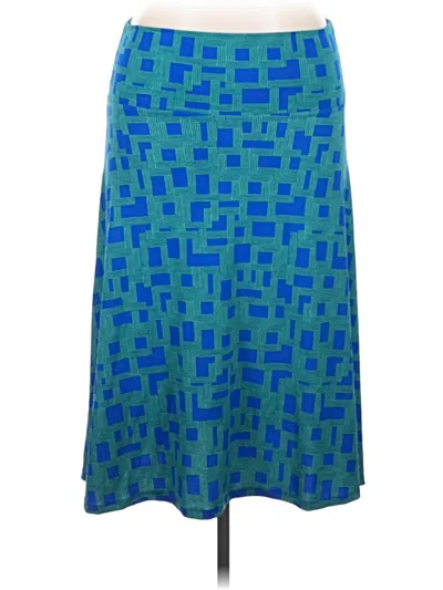 Pre-owned Lularoe Casual Skirt In Blue