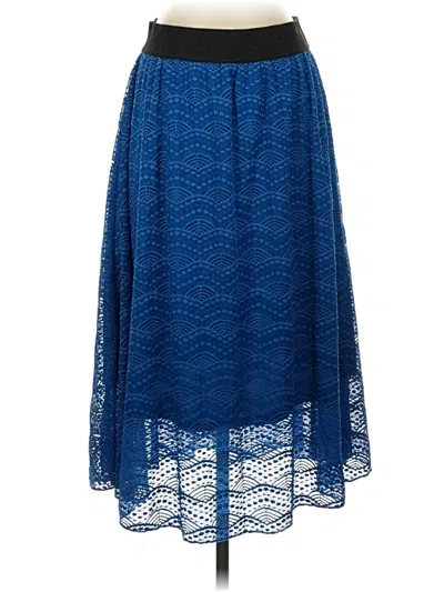 Lularoe Casual Skirt In Blue