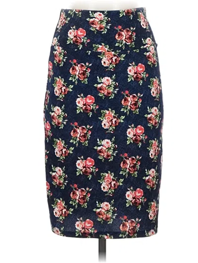 Pre-owned Lularoe Casual Skirt In Blue