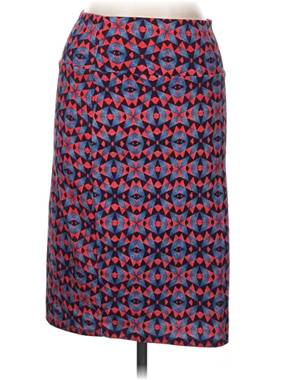 Pre-owned Lularoe Casual Skirt In Blue