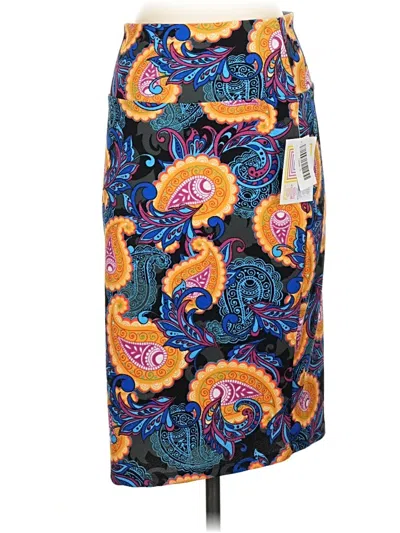 Pre-owned Lularoe Casual Skirt In Blue
