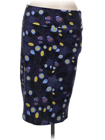 Pre-owned Lularoe Casual Skirt In Blue
