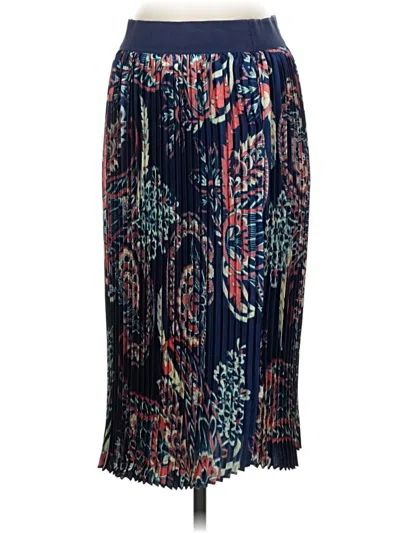 Pre-owned Lularoe Casual Skirt In Blue