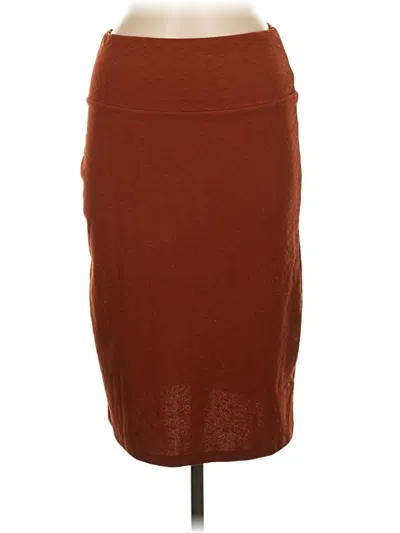 Pre-owned Lularoe Casual Skirt In Brown