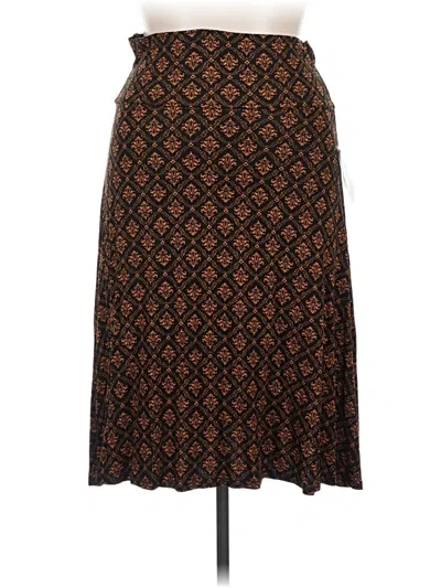 Pre-owned Lularoe Casual Skirt In Brown