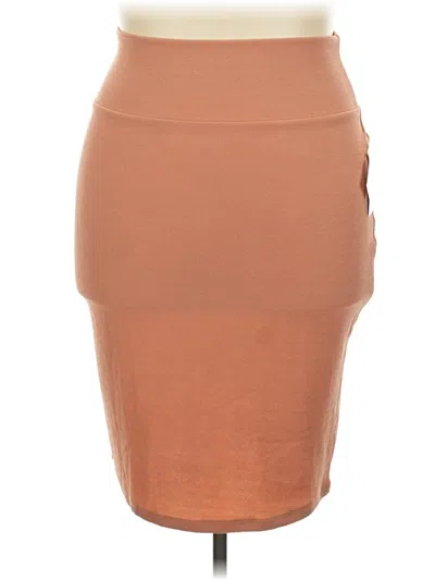 Lularoe Casual Skirt In Brown