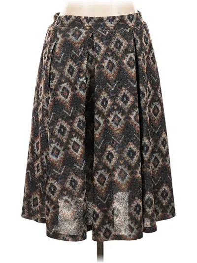 Pre-owned Lularoe Casual Skirt In Brown