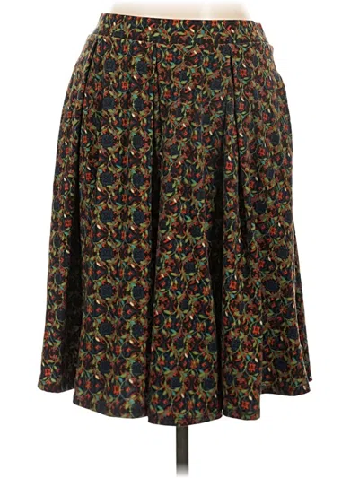 Pre-owned Lularoe Casual Skirt In Brown