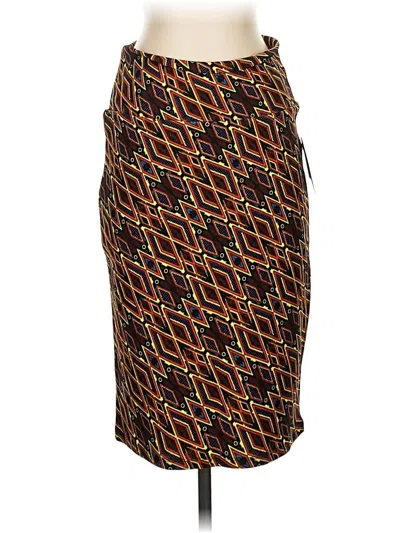 Lularoe Casual Skirt In Brown