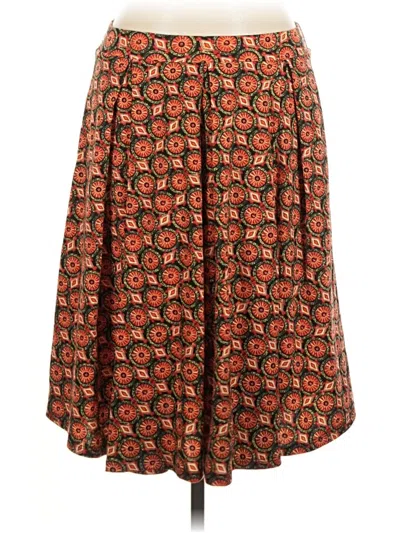 Pre-owned Lularoe Casual Skirt In Brown