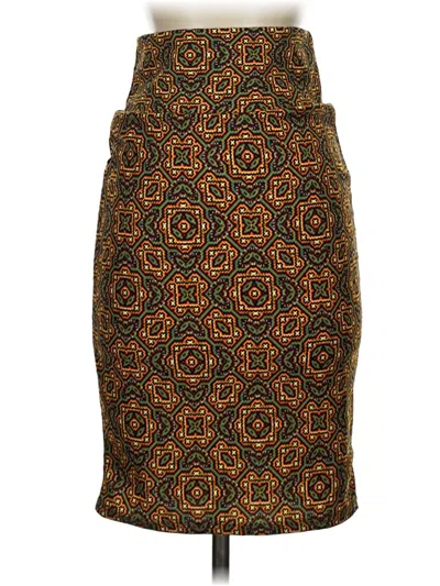 Pre-owned Lularoe Casual Skirt In Brown
