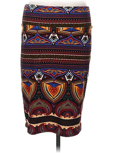 Pre-owned Lularoe Casual Skirt In Brown