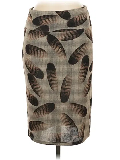 Pre-owned Lularoe Casual Skirt In Brown