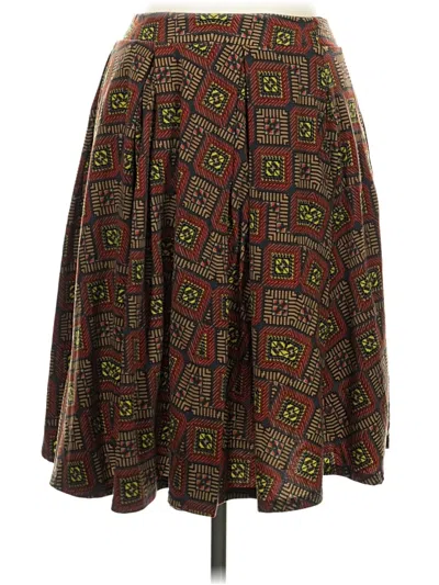 Pre-owned Lularoe Casual Skirt In Brown