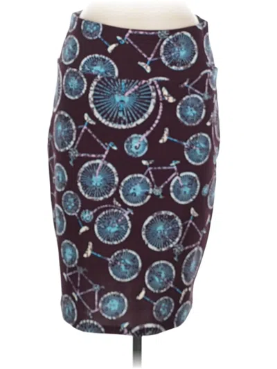 Pre-owned Lularoe Casual Skirt In Brown
