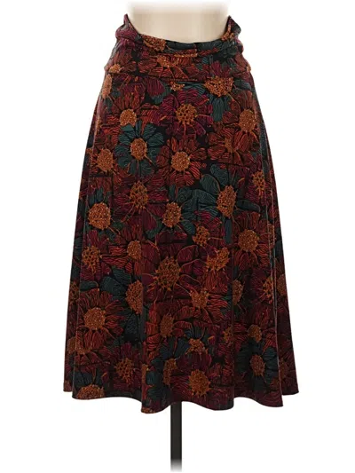 Pre-owned Lularoe Casual Skirt In Brown