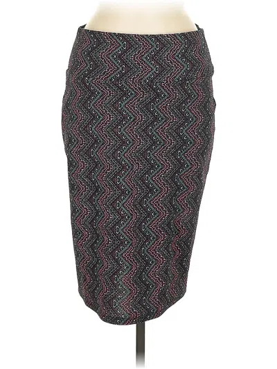 Pre-owned Lularoe Casual Skirt In Burgundy