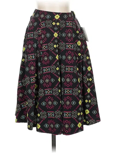 Pre-owned Lularoe Casual Skirt In Burgundy