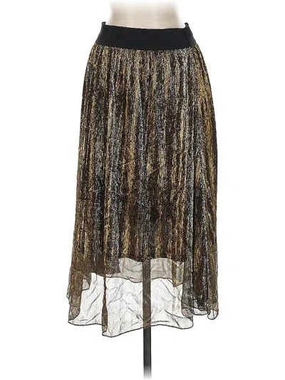 Pre-owned Lularoe Casual Skirt In Gold