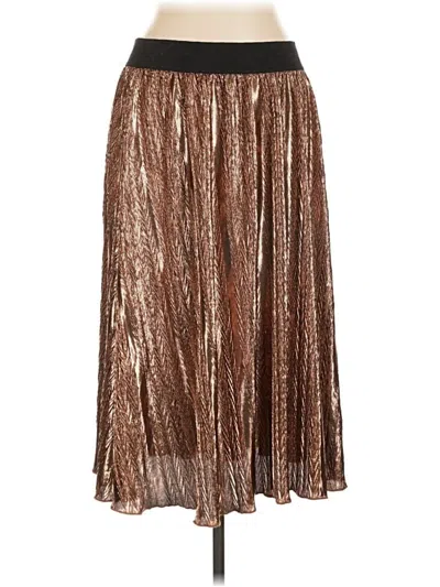 Pre-owned Lularoe Casual Skirt In Gold